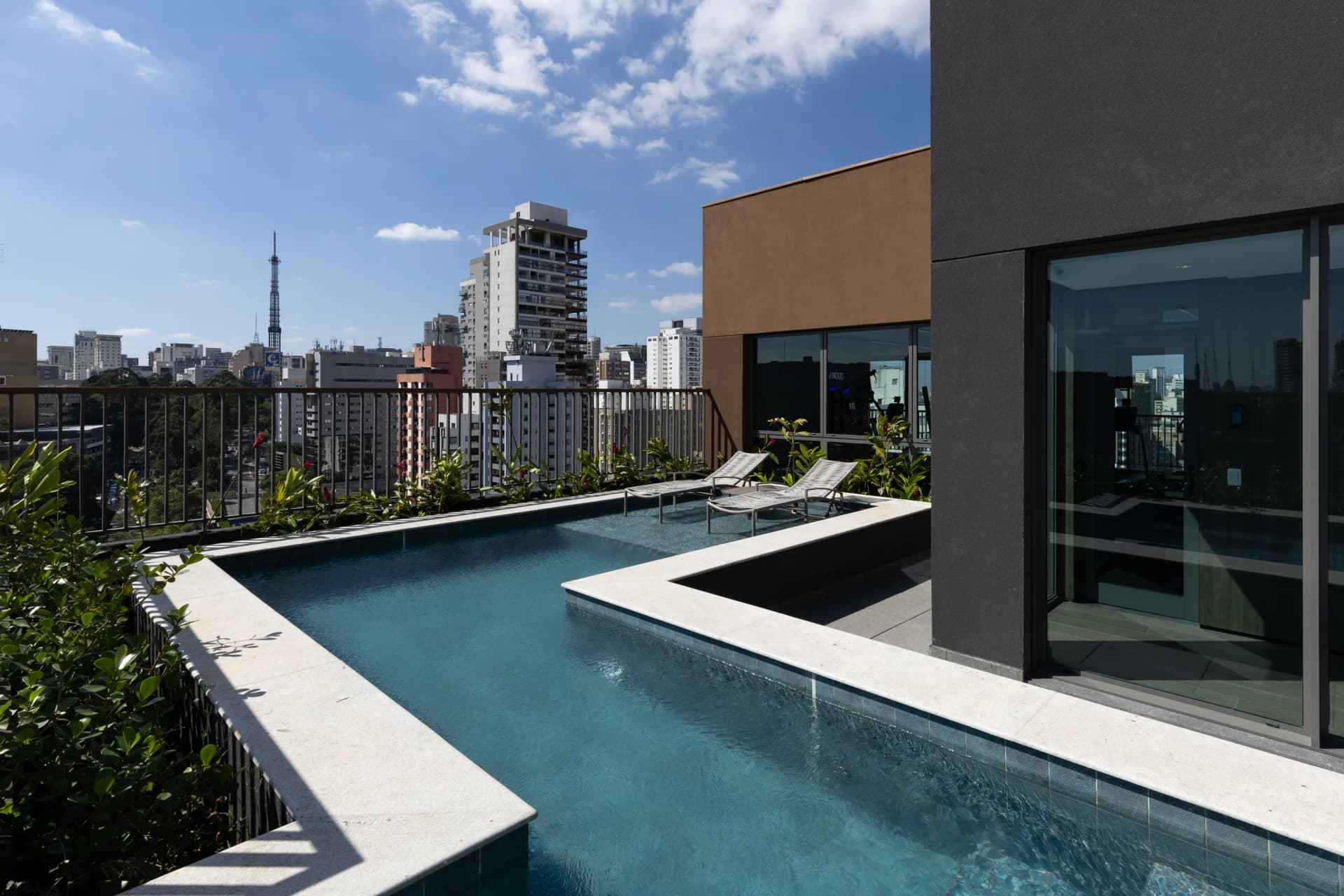 Rooftop com Piscina