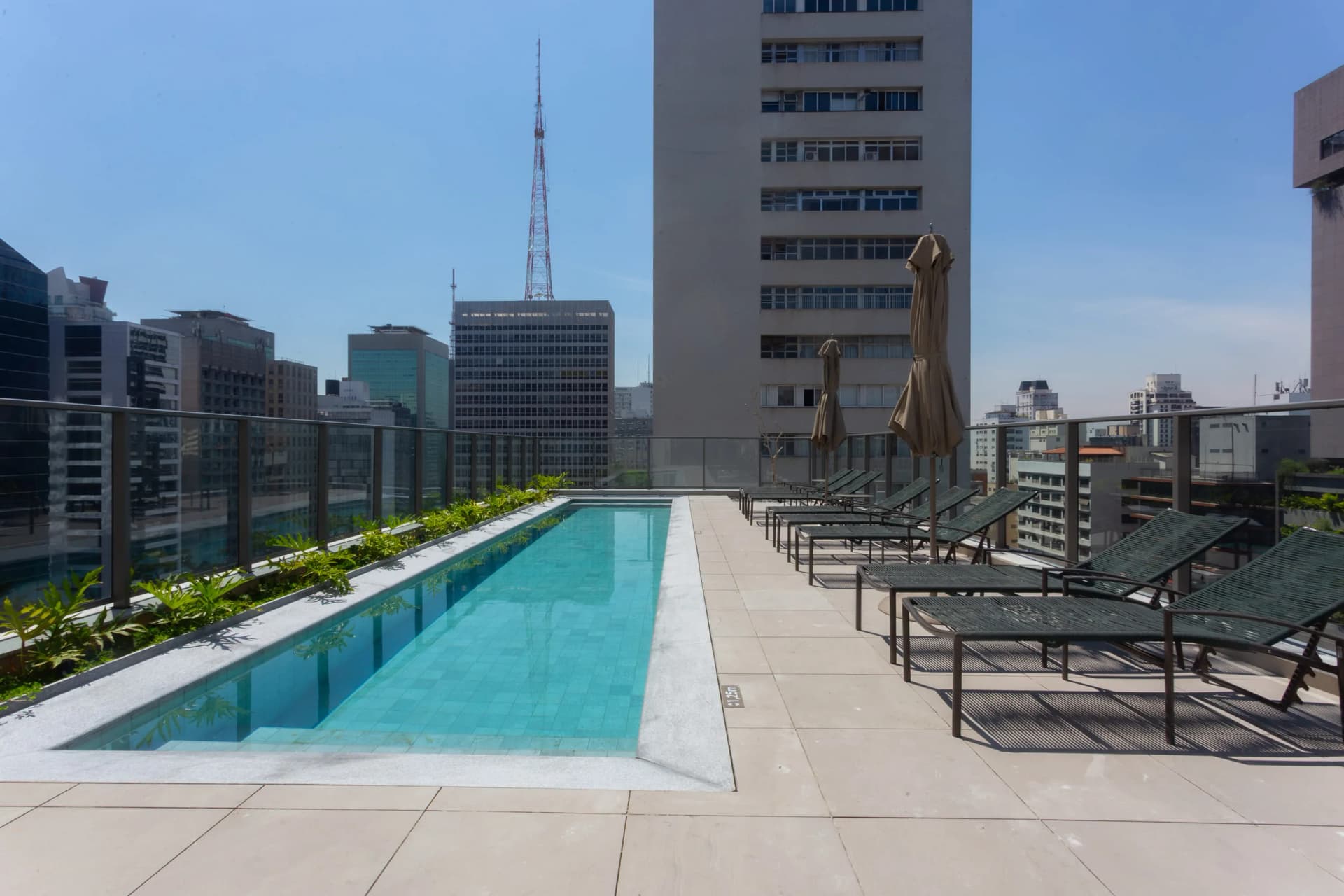 Piscina no Rooftop