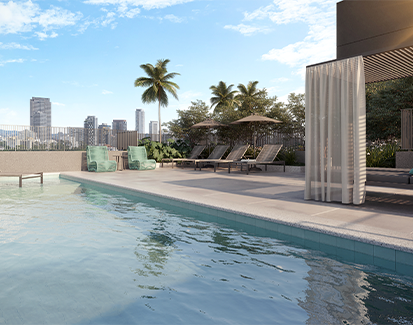 Pedroso-Rooftop com piscina,